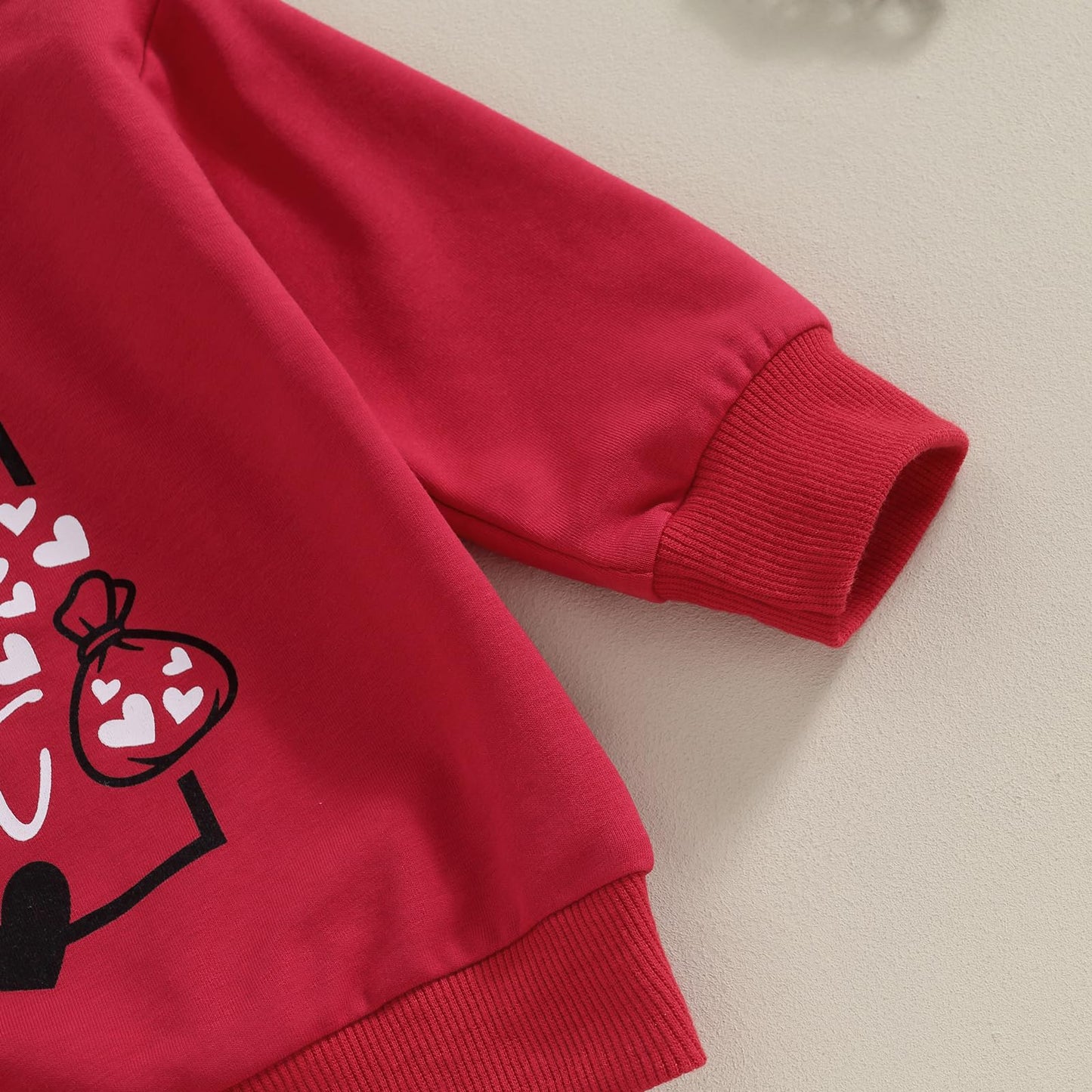 Beqeuewll Baby Boy Valentines Day Outfit Mr Steal Your Heart Set Long Sleeve Sweatshirt Newborn Jogger Infant Boys Clothing (Ste