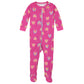 Gerber Baby Girls' 2-Pack Footed Pajamas, Rainbows Pink, 9 Months