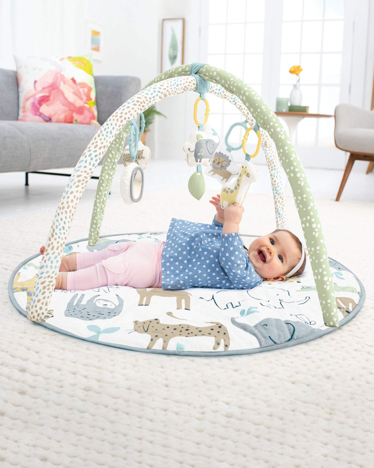 Carters Safari Baby Play Mat and Infant Activity Gym