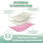 Nursing Breast Pads (14 Pack) + Laundry Bag & Travel Storage Bag, 4.7 Inch Option - Washable & Reusable Breastfeeding Nursing Pa