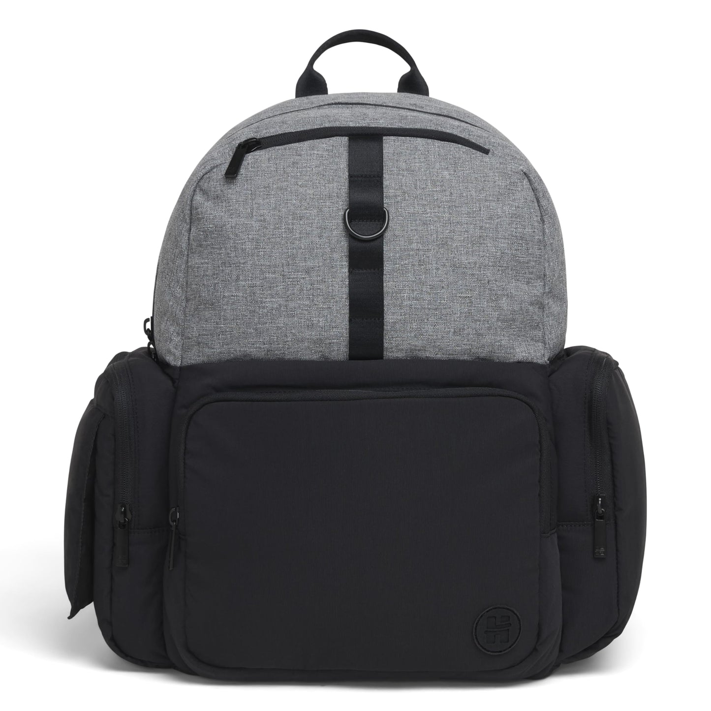 Huggies Day Pack Diaper Backpack, Dark Grey Heather/Black, One Size