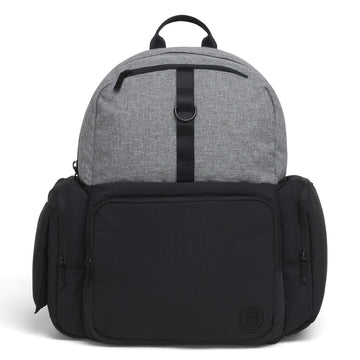 Huggies Day Pack Diaper Backpack, Dark Grey Heather/Black, One Size