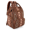 Montana West Wrangler Callie Diaper Bag Backpack with Stroller Straps Multifunction Baby Travel Bag WG2204-9110CM