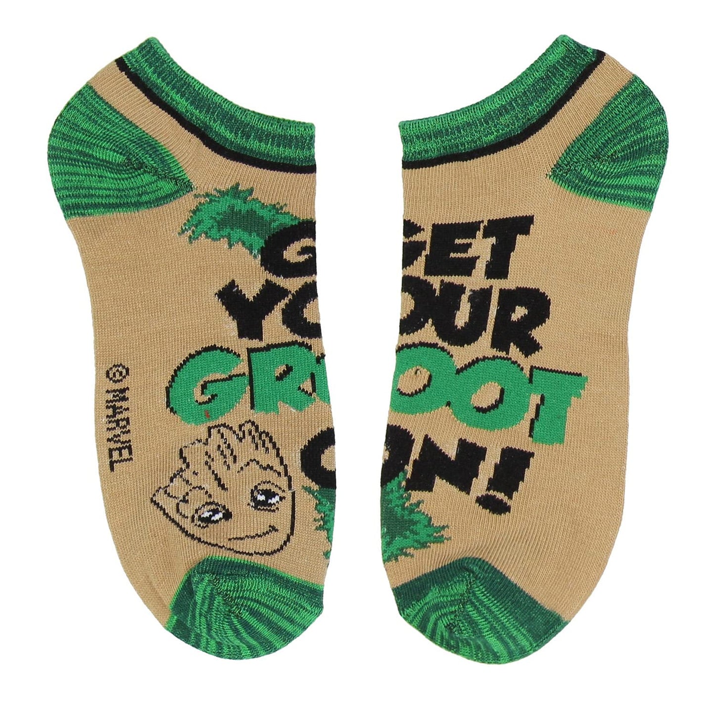 Marvel Guardians Of The Galaxy I Am Groot 3 Pack Ankle Socks