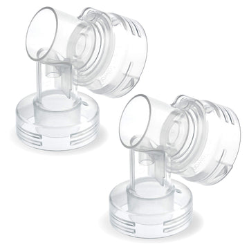 Maymom Myfit Narrow Neck Base Connectors; Compatible With Medela Personalfit Connector; Use W/Maymom Two-Piece Shield System, Co
