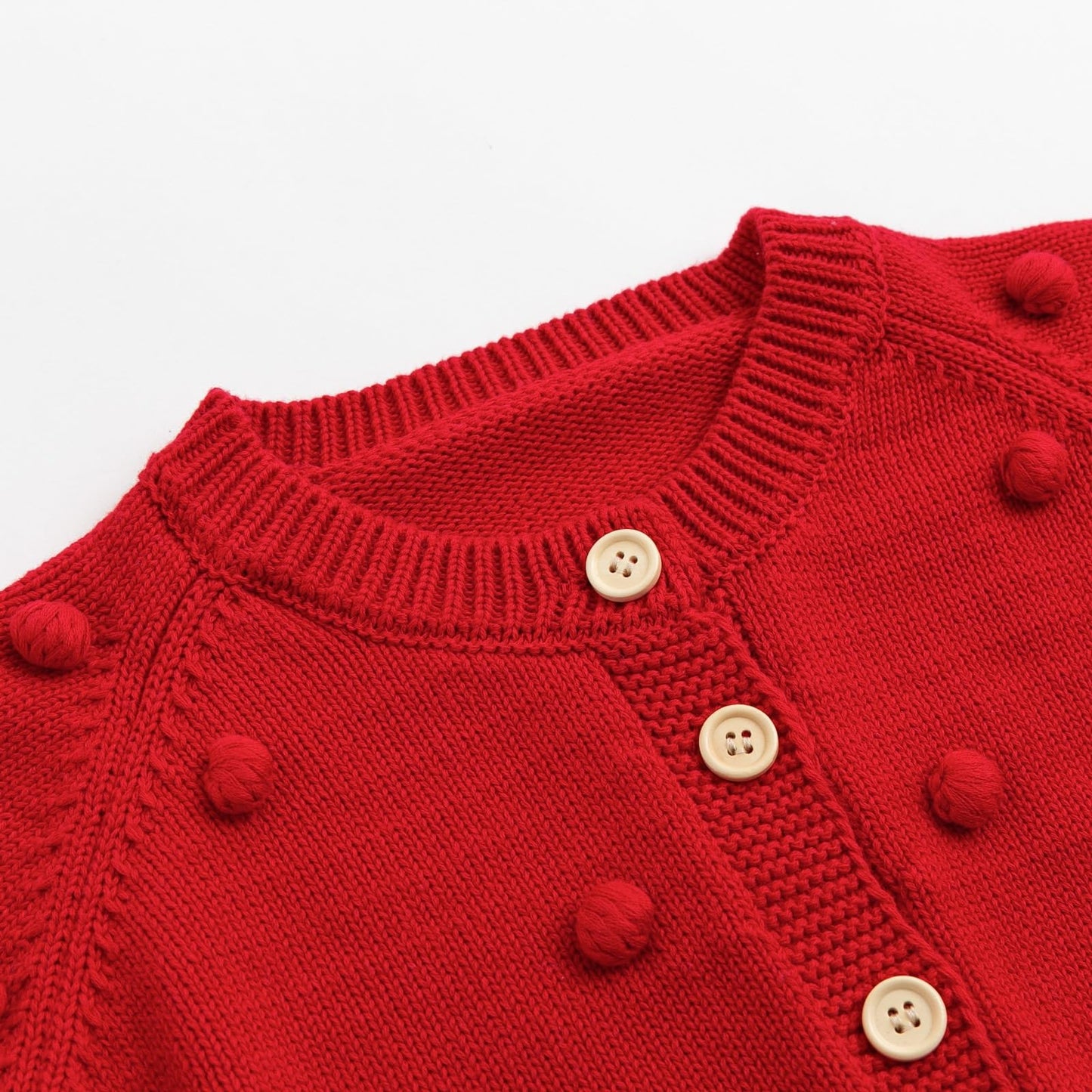 Simplee Kids Baby Sweater Valentine'S Day Cardigan Embroidery Knit Coat For Winter Spring For 12-18 Months