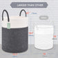 Bosroty Large Laundry Hamper Basket For Clothes 65L, Nursery Hamper, Blanket Basket, Clothes Basket Laundry, Tall Rope Baskets,