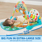 Syncfun Baby Play Mat, Tummy Time Mat Toys, Baby Musical Learning Toys 0-6 Months, Adorable Animal-Themed Play Gym With Piano Pa