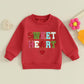 Ledy Champswiin Toddler Girl Valentine'S Sweatshirt Clothes Long Sleeve Pullover Sweat Tops Letter Print Crewneck Blouses (Red S