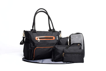 Soho Grand Central Station Diaper Bag (Black)