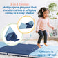 Ecr4Kids Softzone Camp, Canoe And Tumble Too, Folding Playmat, Earthtone