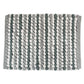 Dii Ultra Soft Chenille Bath Mat, Chunky Popcorn Bath Rug, 17X24', Gray Stripe