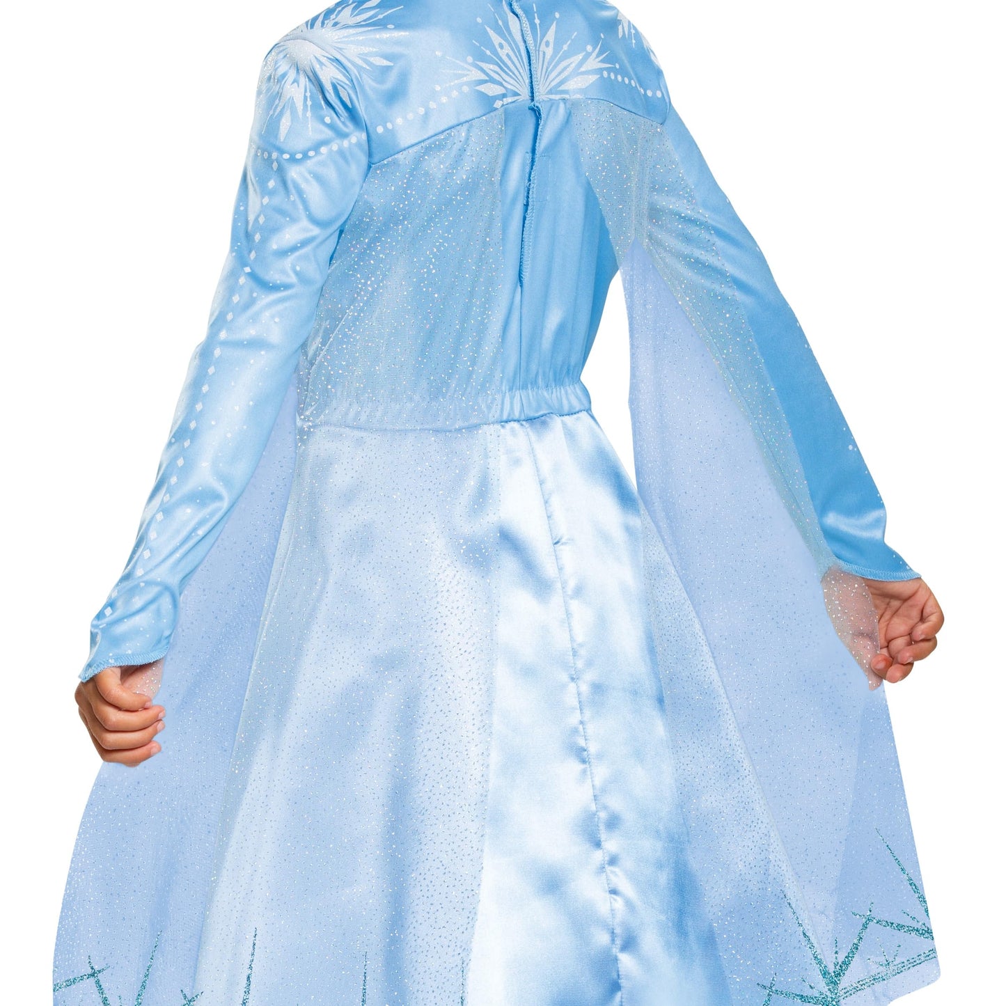 Disguise Disney Elsa Frozen 2 Deluxe Girls' Halloween Costume ,Medium (7-8), Blue