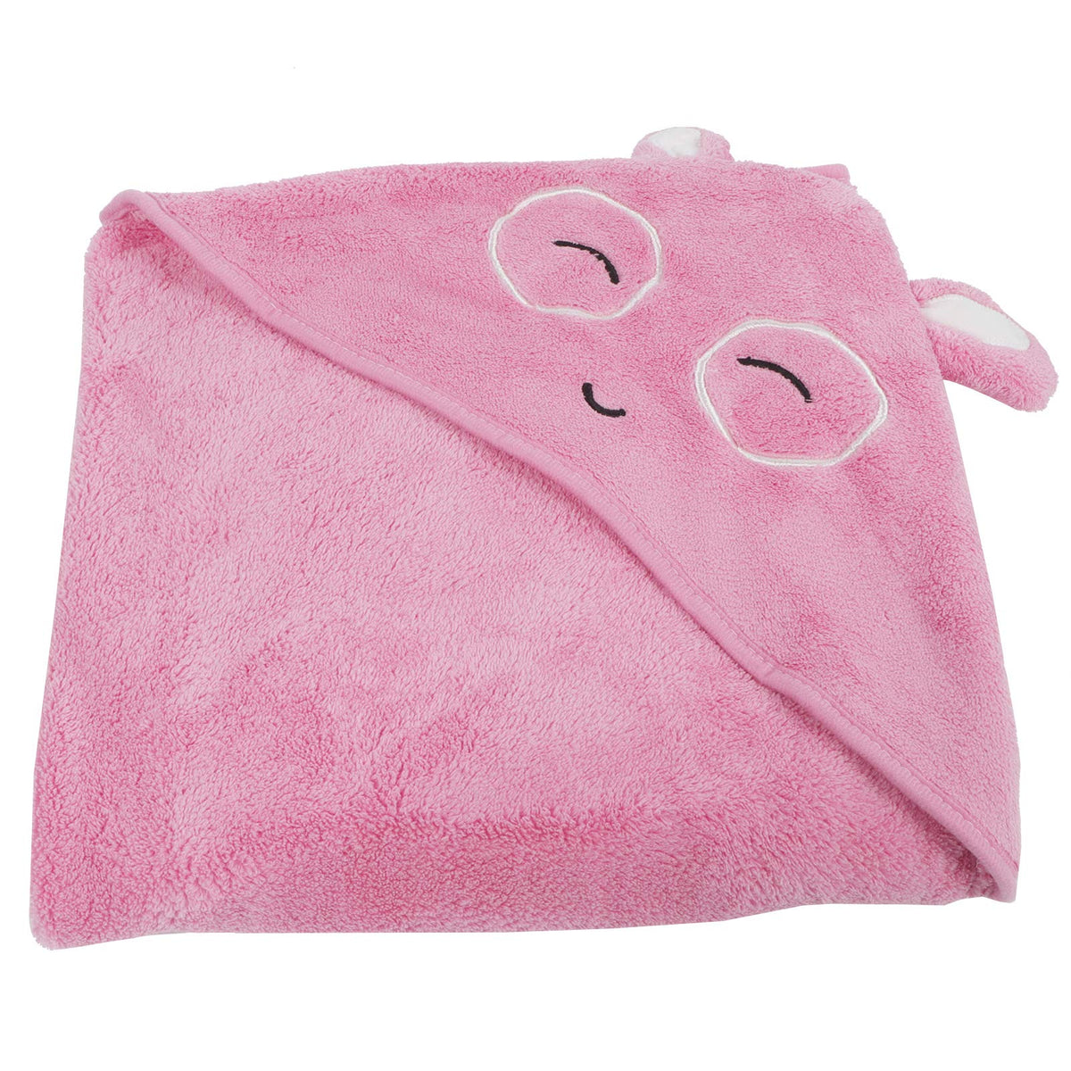 Soft Baby Bath Washcloths, Kids Bath Towel, Thicken Highly Absorbent Cute for Kids Dry The Water Shower Baby(Pink Bunny)