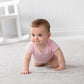 Gerber Baby 5-Pack Solid Onesies Bodysuits, Pink, 24 Months