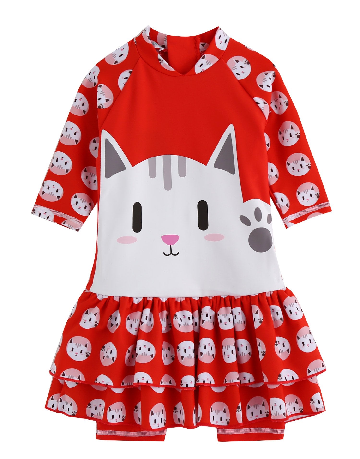 Vaenait Baby 0-24M Little Girls Onepiece Rashguard Swimsuit Hello Cat Baby S
