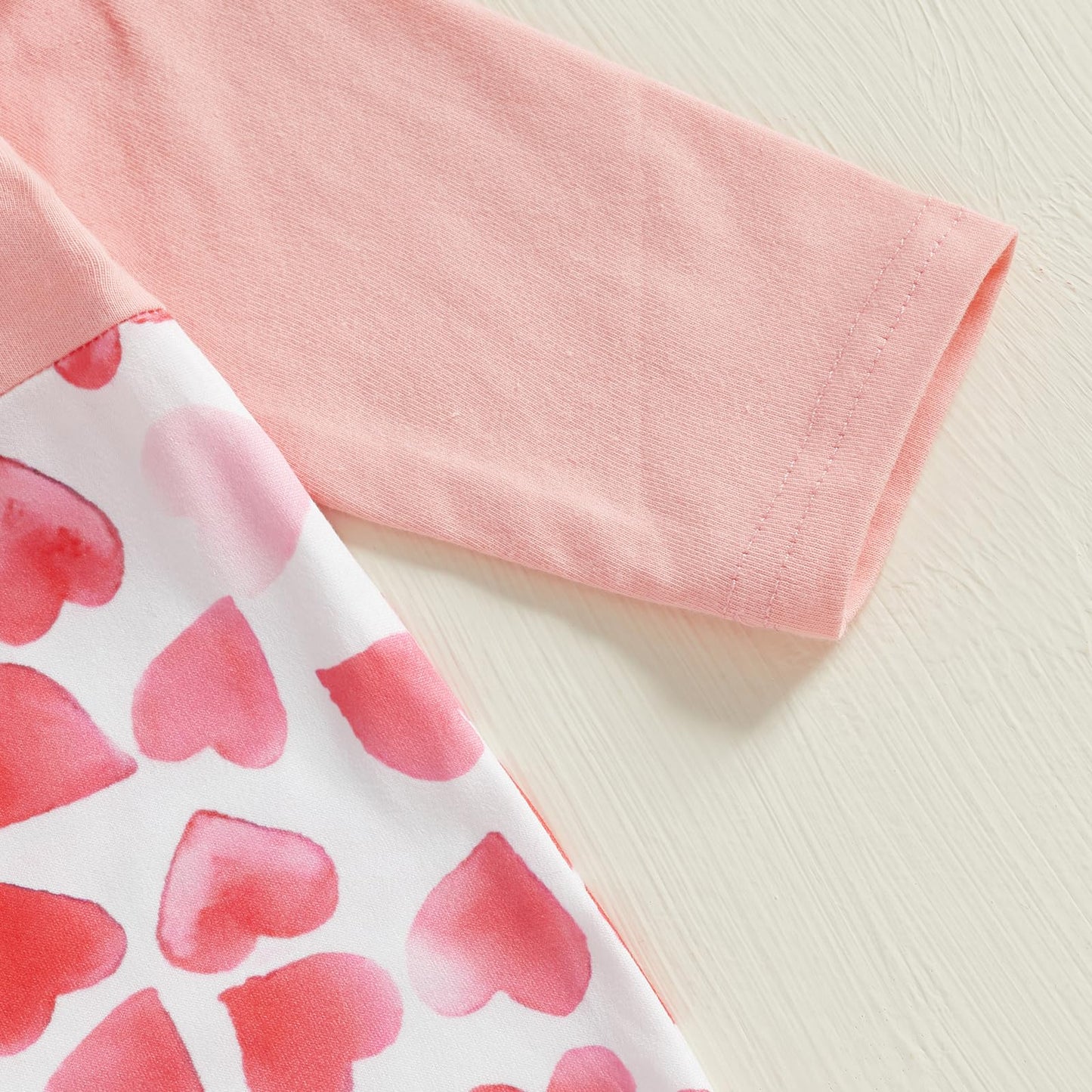 My First Valentines Day Baby Girl Outfit Love Heart Letter Long Sleeve Romper Newborn Spring Jumpsuit Clothes (A-Red, 0-3 Months