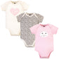 Hudson Baby Unisex Cotton Bodysuits, Kitty, 6-9 Months