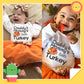 Xuuly My First Thanksgiving Newborn Baby Girls Clothes Romper Top Bow Tutu Short Skirt With Headband Dress Outfit Set(0-3 Months