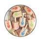 Zion Judaica Large Wood Dreidels Hanukkah Toy Bulk Pack Ziplock Bag 3' Wooden Driedels Natural Wood Spinning Top Dreidlech W/He