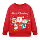 Toddler Boy Girl Sweatshirt Christmas Santa Cartoon Pullover Top Baby Long Sleeve Xmas Winter Sweater 8280-2T