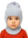 Kidbee Baby Boys & Girls Soft Wool/Woolen Monkey Winter Cap (In, Age, 5 Years, 6 Years, Lightgrey)