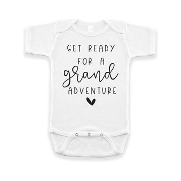 Pineapple Pancake Kids Pregnancy Announcement For Grandparents Get Ready For A Grand Adventure Infant Bodysuit
