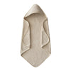 Mushie Baby Hooded Towel | Organic Cotton (Fog)