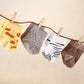 Baby Aspen, 'Sock Safari' Four-Pair Animal-Themed Baby Socks Set, 0-6 Months