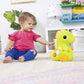 Bright Starts Go, Go, Dino Crawl & Count Activity Toy for Infants - Rolls, Lights Up, Plays Music and More, Ages 6 Months+