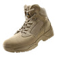 Nortiv 8 Mens Military Tactical Work Boots Side Zipper Lightweight Hiking Motorcycle Combat Boots Sand 65 Wide Alloy-W
