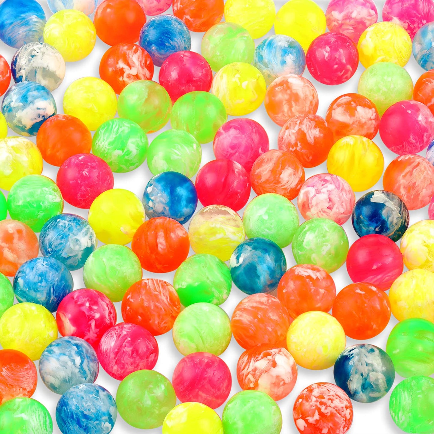 Sumind 100 Pcs Small Bouncy Balls in Bulk Rubber High Bouncing Balls Mini Bouncy Balls for Birthday Party Favors Gift Game Prize
