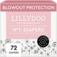 LILLYDOO Baby Diapers - Size 1 (4-11 lbs), Half-Monthly Supply (72 Count), Leak Protection, Skin-Friendly, Ultrasoft, Perfume- &