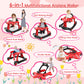Betterhood 6-In-1 Foldable Baby Walker With Adjustable Height & Speed, Airplane-Themed Activity Push Walker With Music & Lights,