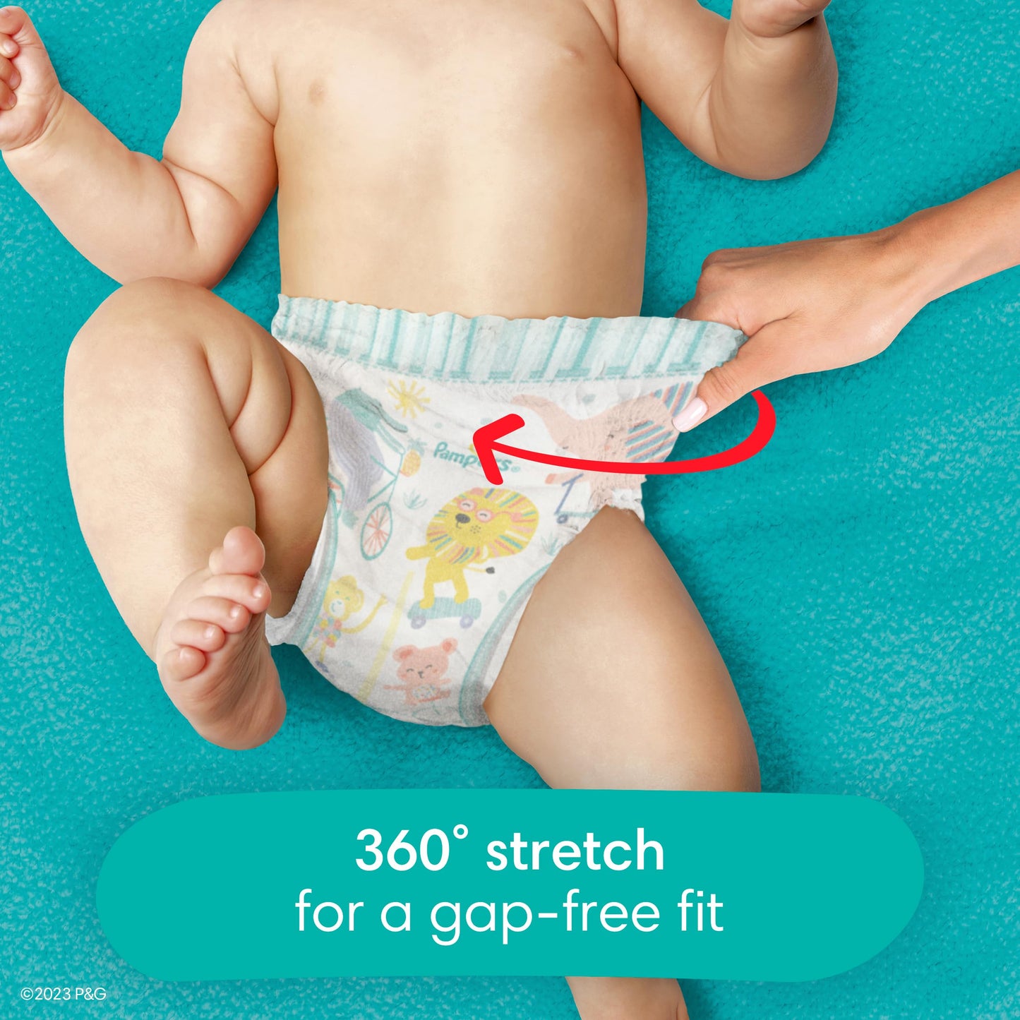 Pampers Cruisers 360 Pull-On Diapers, Size 7 (41+ Lbs), 17 Count, Babyproof Up To 100% Leakproof Diaper