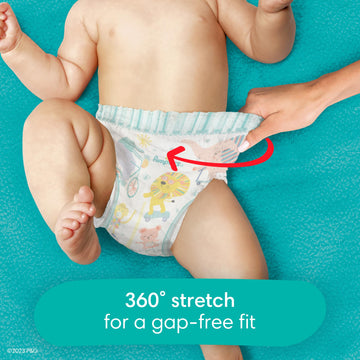 Pampers Cruisers 360 Pull-On Diapers, Size 7 (41+ Lbs), 17 Count, Babyproof Up To 100% Leakproof Diaper