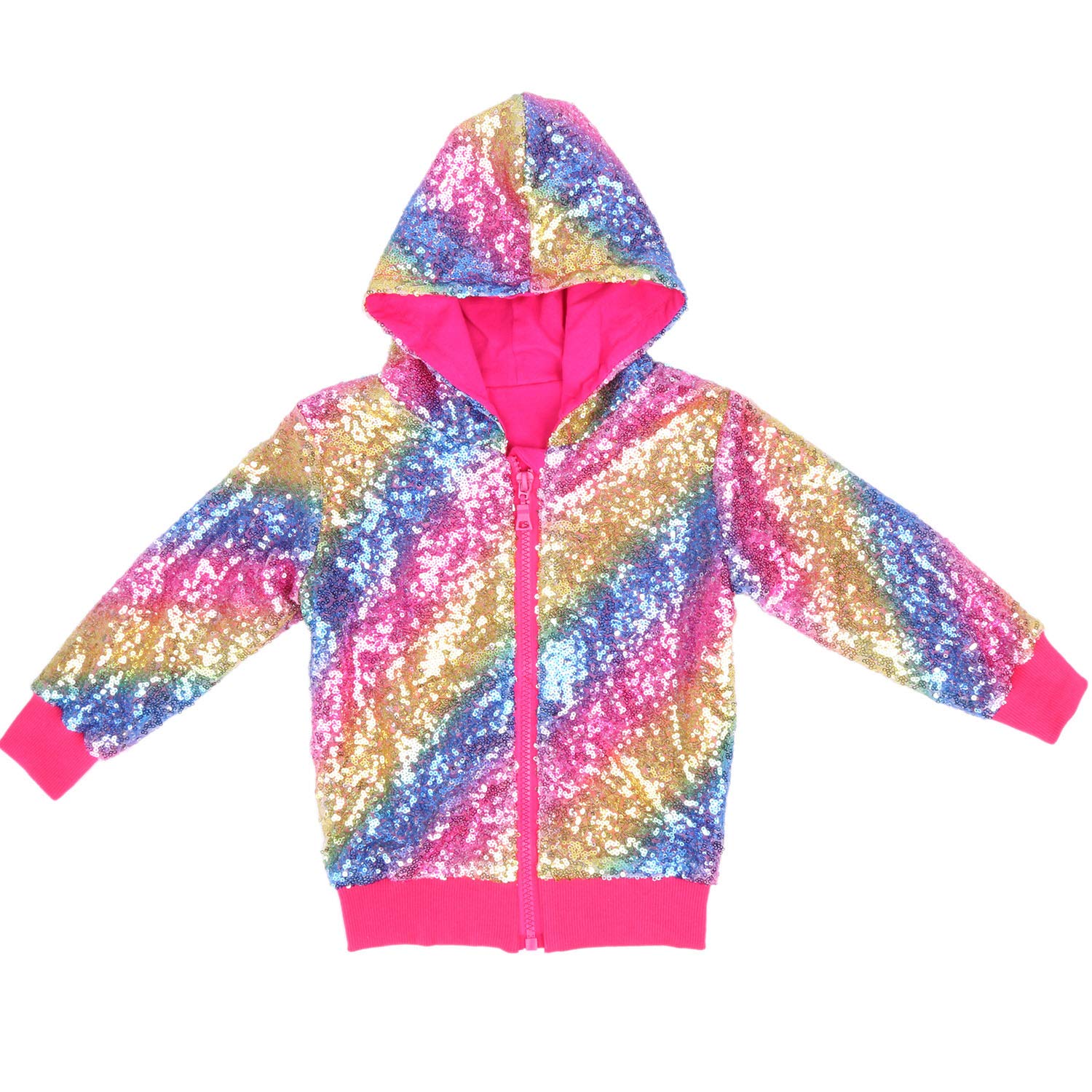 Cilucu Kids Jackets Girls Boys Sequin Zipper Coat Jacket For Toddler Birthday Ch WBBAPB07GZJP5KJ