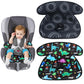 LITTOBEBE 2 Pack Car Seat Protector for Potty Training, Waterproof Piddle Pad with 360 Leak-Proof & Non-Slip Backing, Portable L