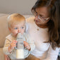 Dr. Brown'S Milestones Narrow Sippy Straw Bottle With 100% Silicone Handles, 8Oz/250Ml, Gray, 1 Pack, 6M+