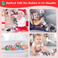 Baby Toys 0-12 Months - Musical Caterpillar Stuffed Animal Soft Plush Toys for Infant Girls Boys 3 6 12 Months Tummy Time Sensor