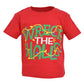 Unique Baby Boys Wreck The Halls Christmas T Shirt (3T) Red