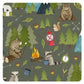 Bapronbaby Camping Bears Splash Mat - Waterproof Catch-All For Under High Chairs, Floors, Tables, Playtime Or Arts & Crafts - Ma