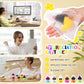Liliful 108 Set Employee Appreciation Gift Bulk for Coworker Inspirational Mini Rubber Ducks with Glasses You are Awesome Sign Y