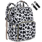 Yusudan Cow Print Diaper Bag Backpack for Baby Girls Boys, Waterproof Large Nappy Bags for Mom with Stroller Straps