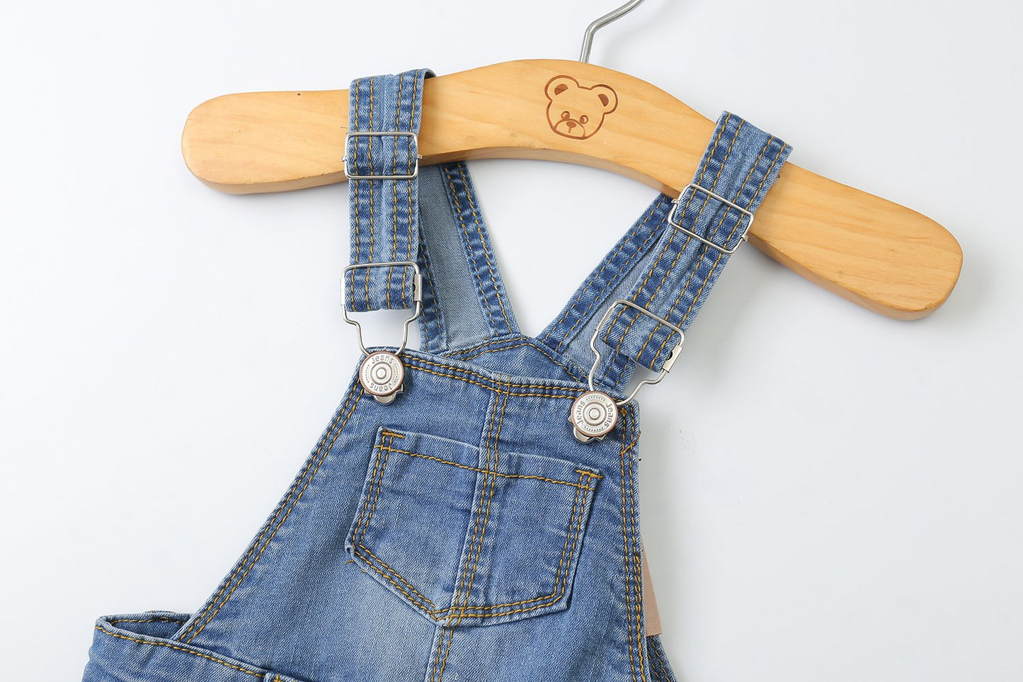 Kidscool Space Baby Boy Girl Jean Shorts,Toddler Denim Cute Summer Shortalls,Blue,12-18 Months