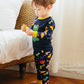 Vaenait Baby Kids Boys Girls Long Sleeve Cotton Sleepwear Pajamas 2Pcs Set Buddy Dino 8Y/2Xl