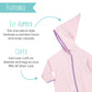Zutano Cozie Fleece Baby One-Piece Elf Romper With Hood, Baby Pink, 6M