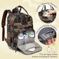 Ruvalino Diaper Bag Backpack - Multifunction Waterproof Travel Backpack, Maternity Baby Bag With Changing Pad & Stroller Ring &