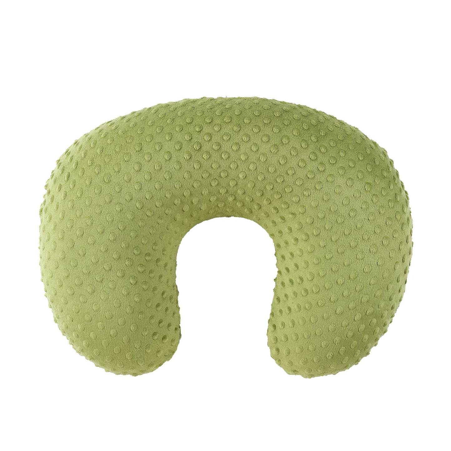 Queness Nursing Pillow Cover Breastfeeding Pillow Cases Minky Dot Slipcover (Sage)