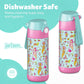 Jarlson    Kids Water Bottle - Mali - Insulated Stainless Steel Water Bottle With Chug Lid - Thermos - Girls/Boys (Mermaid  'Mos